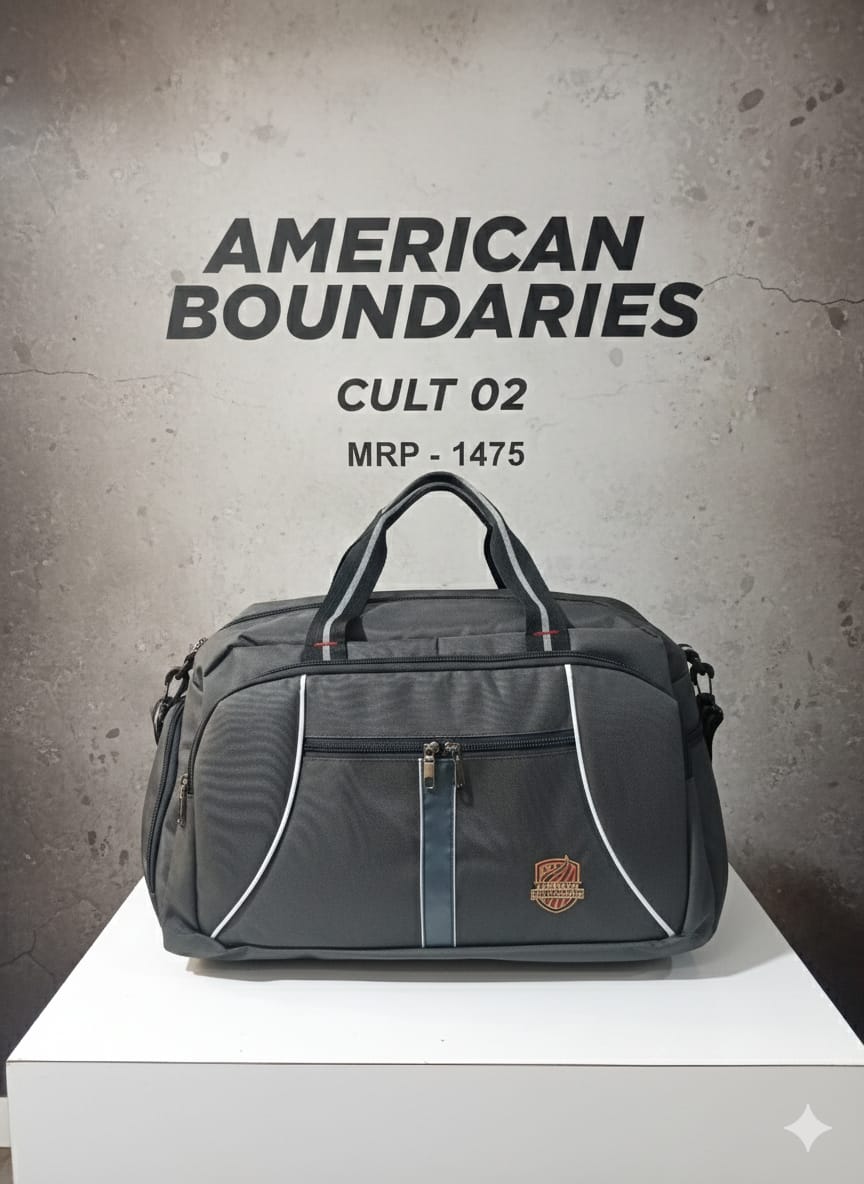 American Boundaries Premium Gym & Travel Duffle Bag